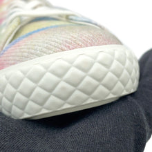 Load image into Gallery viewer, CHANEL 2022Stainless Steel Lace-up Sneakers MulticolorG38278 Canvas Size 38C