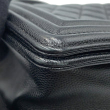 Load image into Gallery viewer, CHANEL Boy Chanel ChainShoulder Bag BlackA67085 Caviar Leather Size 20