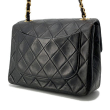 Load image into Gallery viewer, CHANEL Mini Matelasse ChainShoulder Bag Black Lambskin Size 18