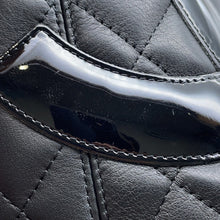 Load image into Gallery viewer, CHANEL Cambon line Tote Bag BlackA25169 Leather Patent Leather Size Large