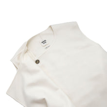 将图像加载到图库查看器中,HERMES ★Serie button long gilet Size 42 blanc naturel Cashmere100%