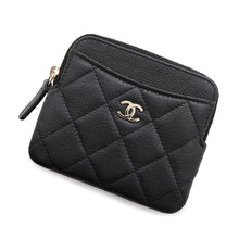 Load image into Gallery viewer, CHANEL Coin purse BlackAP2061 Caviar Leather