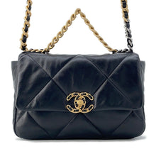 Load image into Gallery viewer, CHANEL CHANEL 19 Flap Bag BlackAS1160 Lambskin