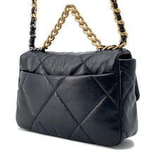 Load image into Gallery viewer, CHANEL CHANEL 19 Flap Bag BlackAS1160 Lambskin