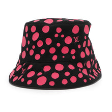 Load image into Gallery viewer, LOUIS VUITTON LVxYK Hat Reversible Infinity Dot Size M Black/PinkM7075M Cotton100%