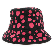 Load image into Gallery viewer, LOUIS VUITTON LVxYK Hat Reversible Infinity Dot Size M Black/PinkM7075M Cotton100%