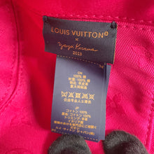 Load image into Gallery viewer, LOUIS VUITTON LVxYK Hat Reversible Infinity Dot Size M Black/PinkM7075M Cotton100%