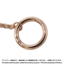 将图像加载到图库查看器中,HERMES HERMES Crew de H 2 Chain Diamond Necklace Size 40 18K Pink Gold