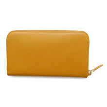 将图像加载到图库查看器中,PRADA ★Zip Around Long Wallet Orange1M0506 Leather