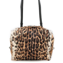 将图像加载到图库查看器中,Givenchy Pandora Bag Leopard Brown/BlackBK50CBK1UK Goatskin Leather Faux Fur Size S