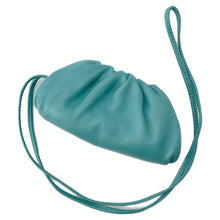Load image into Gallery viewer, Bottega Veneta Mini The Pouch Coin purse Blue577816 Leather