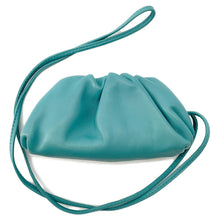将图像加载到图库查看器中,Bottega Veneta Mini The Pouch Coin purse Blue577816 Leather