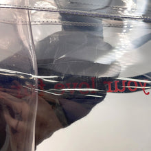 将图像加载到图库查看器中,Valentino Garavani ★Plastics tote Transparent/Black Plastics Leather