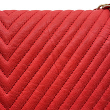 Load image into Gallery viewer, CHANEL Chevron ChainShoulder RedA92087 Leather