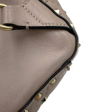 将图像加载到图库查看器中,Valentino Garavani Rock Studded Spike Mini Backpack Pink graySW2B0B63NAP Leather