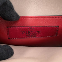 将图像加载到图库查看器中,Valentino Garavani Rock Studded Spike Mini Backpack Pink graySW2B0B63NAP Leather