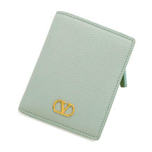 Load image into Gallery viewer, Valentino Garavani V Logo Signature Compact Wallet sky gray6W2P0AJ5SNP Calf Leather