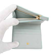 将图像加载到图库查看器中,Valentino Garavani V Logo Signature Compact Wallet sky gray6W2P0AJ5SNP Calf Leather