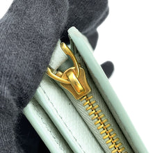 Load image into Gallery viewer, Valentino Garavani V Logo Signature Compact Wallet sky gray6W2P0AJ5SNP Calf Leather