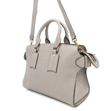 Load image into Gallery viewer, BURBERRY ★Medium Clifton Insignia Gray3971049 Leather