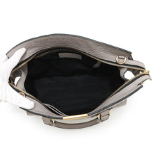 Load image into Gallery viewer, BURBERRY ★Medium Clifton Insignia Gray3971049 Leather