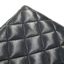 Load image into Gallery viewer, CHANEL Matelasse Half Moon ChainShoulder Black Lambskin