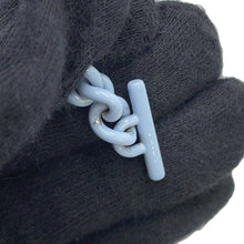 Load image into Gallery viewer, GUCCI Double G Compact Chain Wallet Light Blue701074 Leather