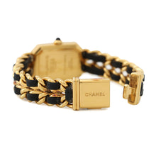 将图像加载到图库查看器中,CHANEL Premiere M W20mm×H26mm Gold Plated Leather Black DialH0001