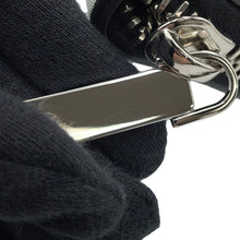 Load image into Gallery viewer, Christian Louboutin M Panettone round zip wallet with CL PARIS logo Gray/Black1235463 Canvas/Leather