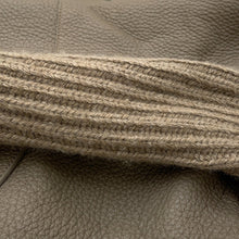 Load image into Gallery viewer, HERMES ★Jacket Size 40 Brown Deer Leather Cashmere 93% Polyester 7%