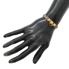 将图像加载到图库查看器中,HERMES Rival Mini Bracelet Size T2 Etoupe Swift Leather