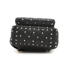 将图像加载到图库查看器中,Valentino Garavani Rock Studded Backpack BlackRW2B0B63XQC Leather