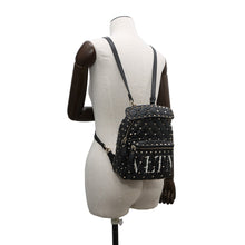 将图像加载到图库查看器中,Valentino Garavani Rock Studded Backpack BlackRW2B0B63XQC Leather