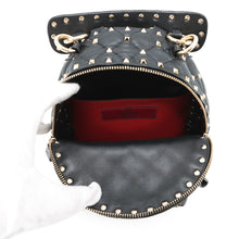 将图像加载到图库查看器中,Valentino Garavani Rock Studded Backpack BlackRW2B0B63XQC Leather
