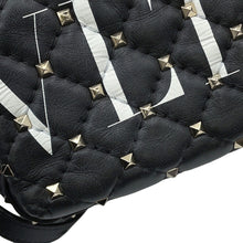 将图像加载到图库查看器中,Valentino Garavani Rock Studded Backpack BlackRW2B0B63XQC Leather