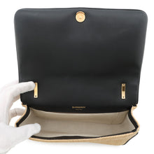 将图像加载到图库查看器中,BURBERRY Horseferry Print Small Lola Beige8030229 Raffia Leather