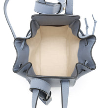 Load image into Gallery viewer, LOEWE Hammock DrawstringBag Blue314.30.V07 Leather Size Mini