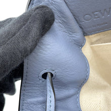 将图像加载到图库查看器中,LOEWE Hammock DrawstringBag Blue314.30.V07 Leather Size Mini
