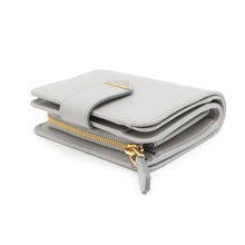 将图像加载到图库查看器中,PRADA ★City Calf Tab Wallet Gray1ML018 Leather