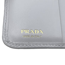 将图像加载到图库查看器中,PRADA ★City Calf Tab Wallet Gray1ML018 Leather