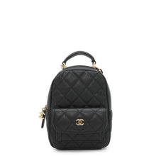 Load image into Gallery viewer, CHANEL ★Matelasse Timeless Classics Mini Backpack BlackAP3753 Caviar Leather