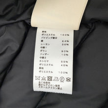 Load image into Gallery viewer, HERMES Crude Cell Patch Quilted Down Jacket Size 38 Black Polyester100%