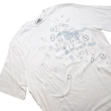 Load image into Gallery viewer, HERMES Fragment Equestress T-Shirt Size XXL White Cotton100%