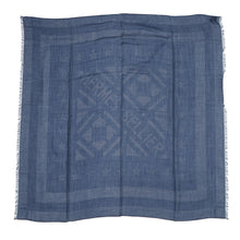 Load image into Gallery viewer, HERMES SELLIER Sellier Navy Cashmere 85% Silk15%