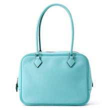 将图像加载到图库查看器中,HERMES ★Plume Blue Atoll Swift Leather Size Mini
