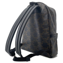 将图像加载到图库查看器中,CELINE Triomphe Backpack Black/Brown188382 PVC Leather