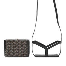 Load image into Gallery viewer, GOYARD Menodiaire Trunk Shoulder Bag BlackMINA08PMLTY01CL01P PVC Leather