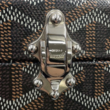 将图像加载到图库查看器中,GOYARD Menodiaire Trunk Shoulder Bag BlackMINA08PMLTY01CL01P PVC Leather