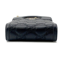 Load image into Gallery viewer, GUCCI ★GGMatelasse Top Handle 2-Way Shoulder Bag Black723776 Leather Size Mini