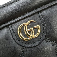 Load image into Gallery viewer, GUCCI ★GGMatelasse Top Handle 2-Way Shoulder Bag Black723776 Leather Size Mini